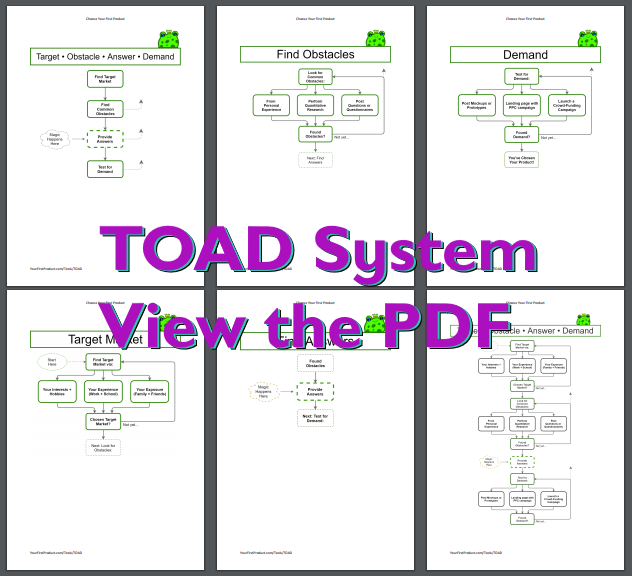 Toad System Download the PDF