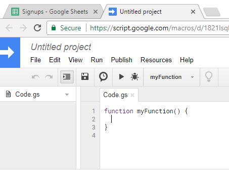 Google script удалить файл